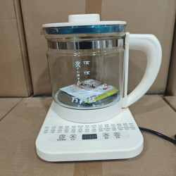 万利达 养生壶家用1.8L多功能养生电热水壶办公室玻璃烧水壶