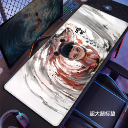 哪吒2魔童闹海鼠标垫超大加电脑键盘防滑桌垫子厚游戏锁边鼠标垫