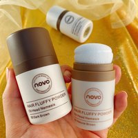 novo 蓬蓬粉控油蓬松修饰神器不晕染不掉色便携修补发际线粉棕黑色