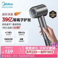 美的 高速护发吹风机 39亿等离子护发电吹风 FG208灰