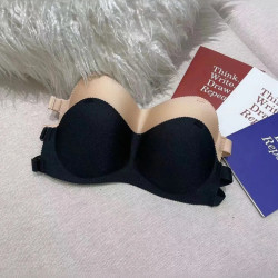 卡卡 女士聚拢薄款无肩带内搭小胸瑜伽吊带背心