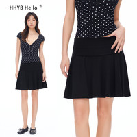 HHYB Hello 2026夏季线条不规则下摆短裙半身裙 Q264039