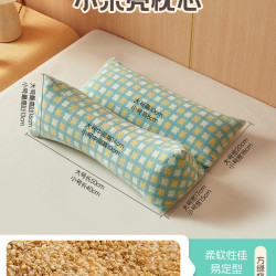 艾洛琳 AILUOLIN 艾洛琳 双纱组合枕 颈椎枕 30x40x13cm 方格绿
