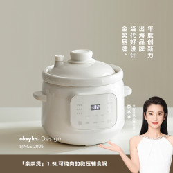 欧莱克 立时婴儿辅食锅微压米油煮粥汤分月龄BB电炖锅