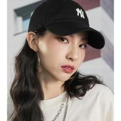 MLB 男女款棒球帽 32CP77 小标NY款 黑色