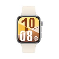 华为 WATCH FIT 4 智能手表 43mm 悦动白氟橡胶表带