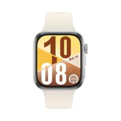 华为 WATCH FIT 4 智能手表 43mm 悦动白氟橡胶表带