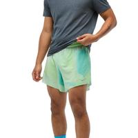 HOKA 男款5英寸针织透气跑步短裤