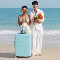 美旅 箱包万向轮拉杆箱时尚休闲行李箱TSA密码箱云感箱NI8