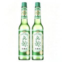 六神 经典玻璃瓶花露水195ml*2瓶 舒缓止痒薄荷清凉清香
