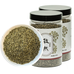 臻佰集 新货来自新疆的孜然粒香味浓郁家用烧烤撒料香料调味料 孜然粒100g*2罐