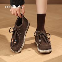 Millie's 女士真皮平底短靴 ML1234