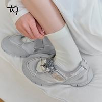 Talitaqoom 2026夏季新款珠花山系配裙子玛丽珍鞋tq女鞋