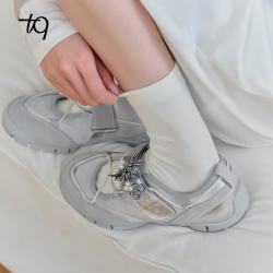 Talitaqoom 2026夏季新款珠花山系配裙子玛丽珍鞋tq女鞋
