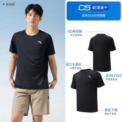 安踏 速干大师男士短袖T恤952627103