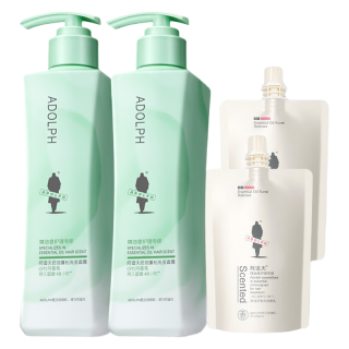 阿道夫 精油香氛白牡丹控油洗发水 300ml*2瓶