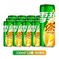 百亿补贴：可口可乐 雪碧+茶 330ml*12罐 经典柠檬口味含真茶
