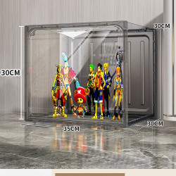 收纳达人 Storage Master 收纳达人 手办展示柜 40高-分层 1列2层(40cm) 黑色
