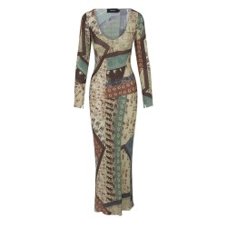 Réalisation Realisation Par Colette 女士真丝长裙 RSCOLER