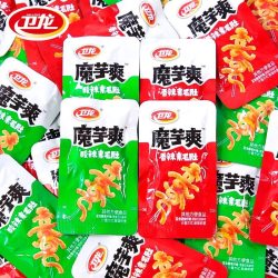 卫龙 魔芋爽30包混合味，小龙虾味麻酱素毛肚辣条休闲解馋零食好吃