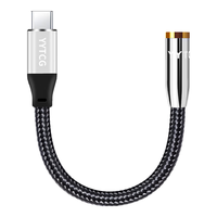YYTCG Type-C转3.5mm解码耳放 双芯片 0.12米 线缆