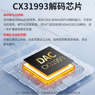 YYTCG CX31993芯片 Type-C转3.5mm音频线 单晶铜镀银