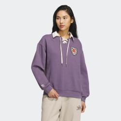 adidas 三叶草 MC POLO CREW女士舒适耐磨运动休闲长袖POLO