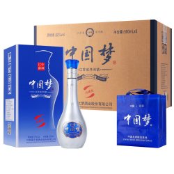 九龙潭 中国梦酒 52%vol 浓香型白酒 500ml*6瓶