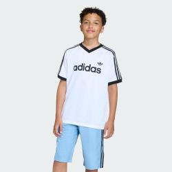 adidas 三叶草 夏季时尚休闲舒适 中大童短袖T恤
