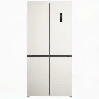 新品尝鲜、今日必买：TCL 方墩墩系列 R601T9N-UQS 风冷十字门冰箱 601L 丝绒杏