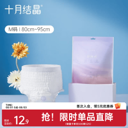 十月结晶 安心裤产妇安睡裤型卫生巾 2片 1包