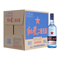 红星 二锅头酒 绵柔8陈酿 500ml*12