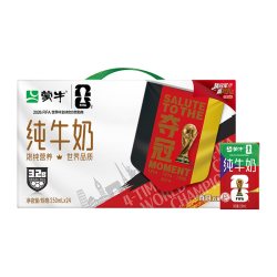 蒙牛 全脂纯牛奶 250ml*24包
