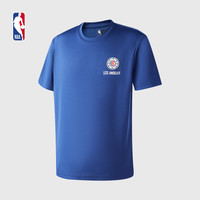 NBA 官方球队文化系列洛杉矶快船中性藏青T恤夏季运动t恤男女 L