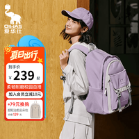 爱华仕 OCB5073 16英寸电脑仓 浅紫色 双肩包