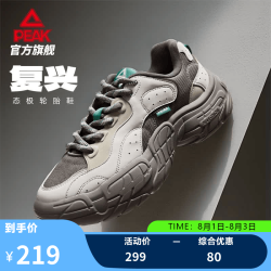 匹克 态极 男士休闲鞋 浅灰/深灰 42