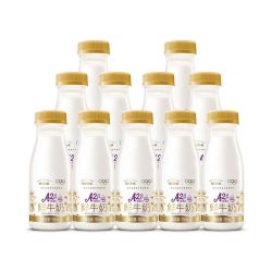 每日鲜语 鲜牛奶A2酪蛋白185ml*11瓶巴氏杀菌低温早餐奶鲜奶全脂