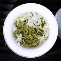 茶邸 四川飘雪茉莉花茶2026年新茶雅安蒙顶山浓香型花毛峰飘雪散装茶叶250g