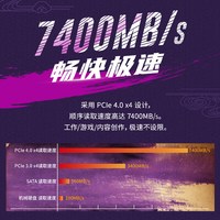云彣 紫光国芯 PCIe4.0 512G M.2固态硬盘SSD tlc颗粒新纪系列NVMe