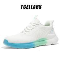 Tcellars 男士夏季轻便透气马拉松训练慢跑鞋