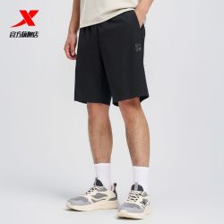 特步 男款运动短裤