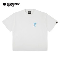Dangerous People Dangerouspeople薛之谦dsp短袖潮牌基础宽松休闲潮流情侣纯色T恤