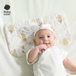 babycare 新生儿云片枕头婴儿纱布透气吸汗宝宝枕头拍嗝巾0-3月
