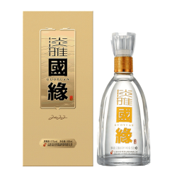 今世缘 国缘淡雅 幽雅醇厚型白酒 52度 500mL