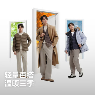 波司登 B260135003 90绒高蓬轻便羽绒服 黑色 M