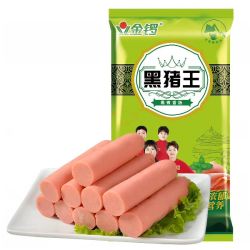 金锣 黑猪王地道黑猪肉火腿肠 28g*8支