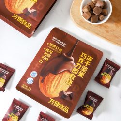 憨哈熊 立兴纯可可脂冻干黑巧克力23g独立包装休闲零食