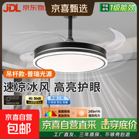 欧普 隐形风扇灯 吊扇灯 42寸 96瓦 黑色