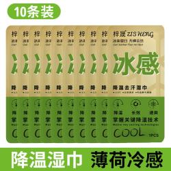降温冰巾湿巾 加大款 1片*10包