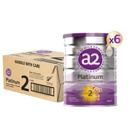 a2紫白金较大婴儿配方奶粉二段A2蛋白质2段900g
